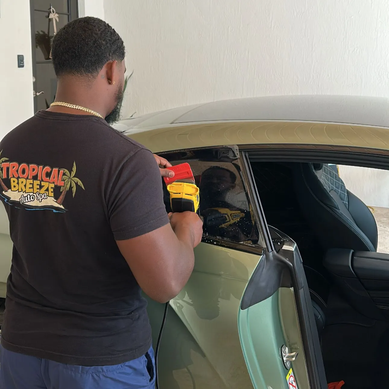 Window film application