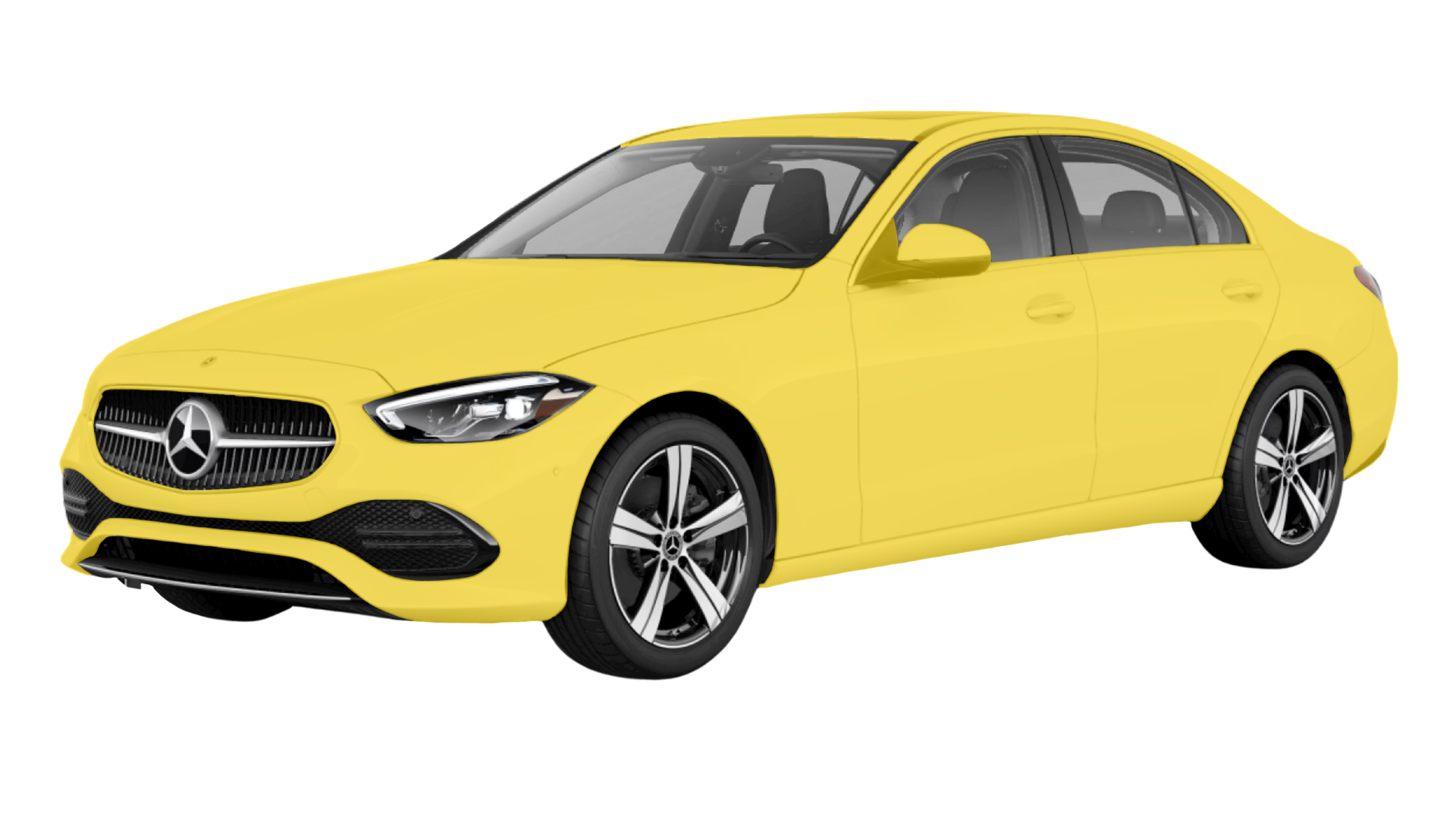 Full Protection PPF: Protected panels shown in yellow